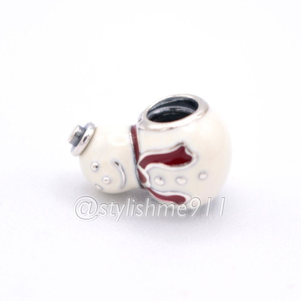 Pandora Retired Happy Snowman Charm - 791406enmx - image 8